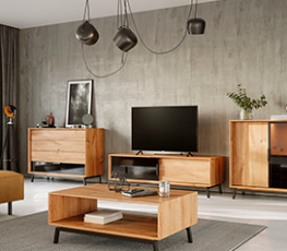 Náhledový obrázek - Sleva 6 % na moderní dubový nábytek od Massivo.cz