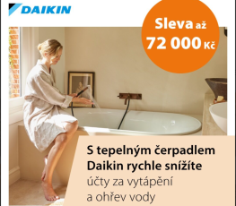 Náhledový obrázek - Tepelné čerpadlo Daikin až o 200 000 levněji