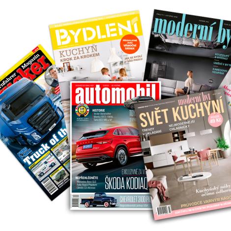 Obrázek - Roční předplatné časopisů se slevou 40 %