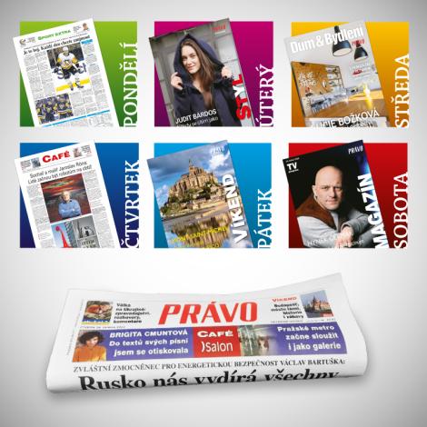 Obrázek - Sleva 25 % na roční, celotýdenní předplatné deníku PRÁVO v tištěné podobě