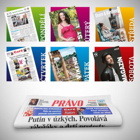 Obrázek - Roční předplatné deníku PRÁVO v tištěné podobě se slevou 25 % z aktuálně platné ceny