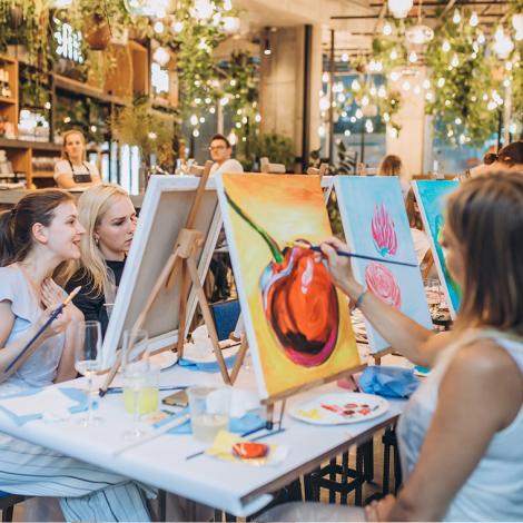 Obrázek - Sleva 250 Kč na zážitkový večer malování ArtMoment