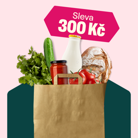 Obrázek - Sleva 300 Kč a doprava zdarma na váš první nákup nejen potravin na foodora